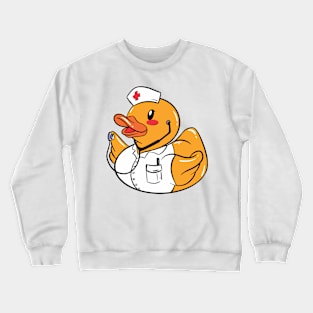 Rubber Duck Nurse - Cool Profession Design Medicine Nurse Crewneck Sweatshirt